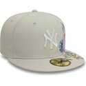cap-lapos-bezhov-reguliran-59fifty-floral-new-york-yankees-mlb-new-era