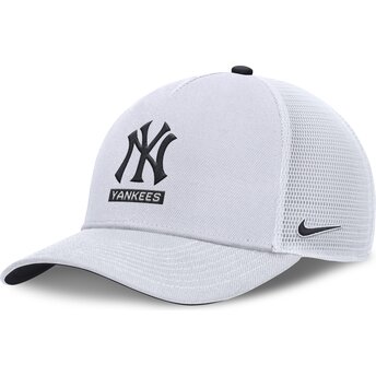 Cap ívelt бял снапбек Primetime Dri-Fit Rise Structured New York Yankees MLB Nike