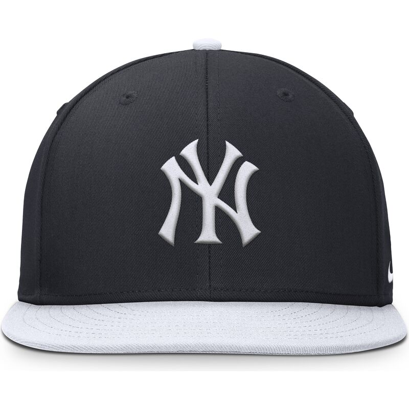 nike-flat-brim-youth-dri-fit-pro-structured-square-bill-new-york-yankees-mlb-navy-blue-and-white-snapback-cap