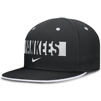 Cap lapos черен регулиран Primetime Dri-Fit True Structured Round Bill New York Yankees MLB Nike