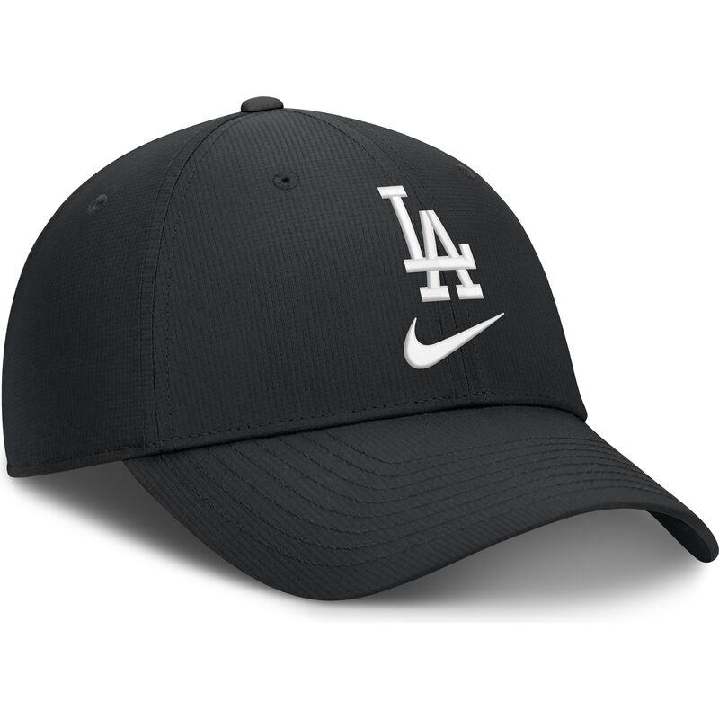 schwarze-verstellbare-gebogene-kappe-primetime-club-structured-uv-poly-ripstop-der-los-angeles-dodgers-mlb-von-nike