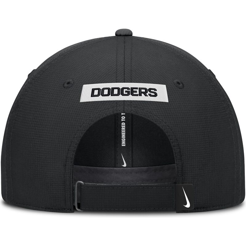schwarze-verstellbare-gebogene-kappe-primetime-club-structured-uv-poly-ripstop-der-los-angeles-dodgers-mlb-von-nike
