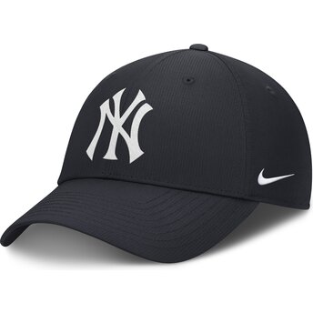 Sapkák ívelt sötétkék állítható pánt Club Structured UV Poly Ripstop New York Yankees MLB Nike