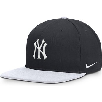 Sapkák lapos sötétkék snapback Dri-Fit Pro Structured Square Bill New York Yankees MLB Nike