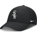 gorra-curva-negra-ajustable-club-structured-uv-poly-ripstop-de-chicago-white-sox-mlb-de-nike