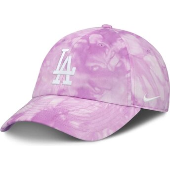 Violette verstellbare gebogene Kappe Mothers Day Club Unstructured Organic Cotton der Los Angeles Dodgers MLB von Nike