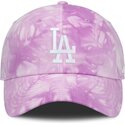 violette-verstellbare-gebogene-kappe-mothers-day-club-unstructured-organic-cotton-der-los-angeles-dodgers-mlb-von-nike