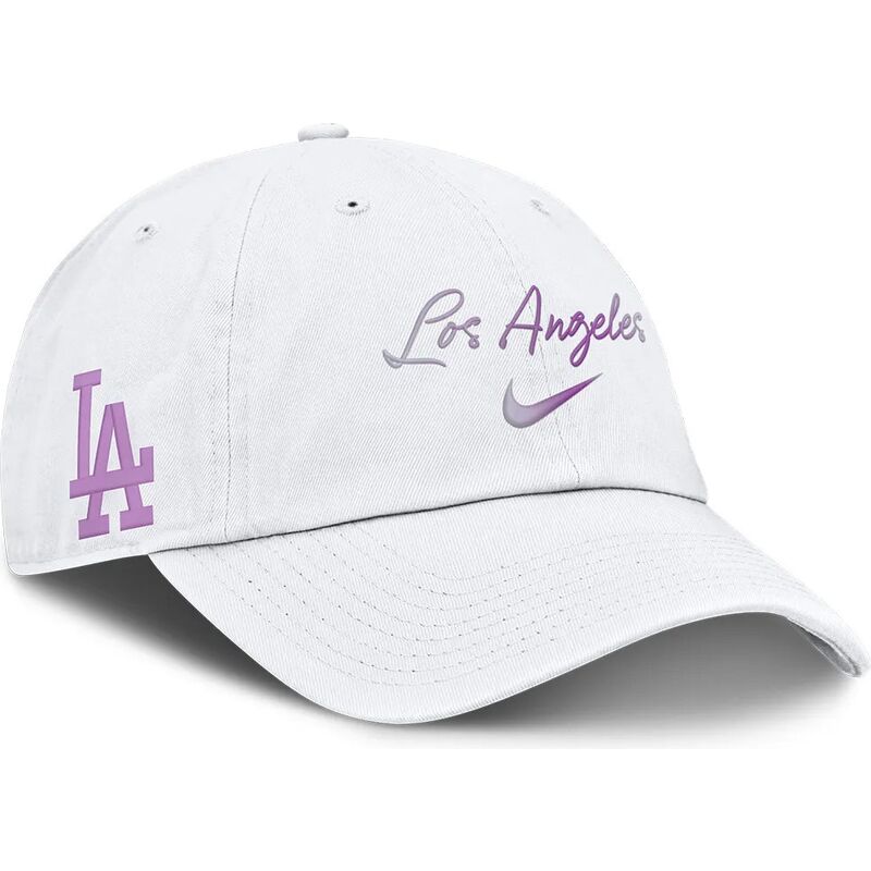 sapkak-ivelt-feher-allithato-mothers-day-club-unstructured-organic-cotton-los-angeles-dodgers-mlb-nike