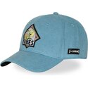 blaue-gebogene-snapback-kappe-tweety-loo13-pcblifb-looney-tunes-von-capslab