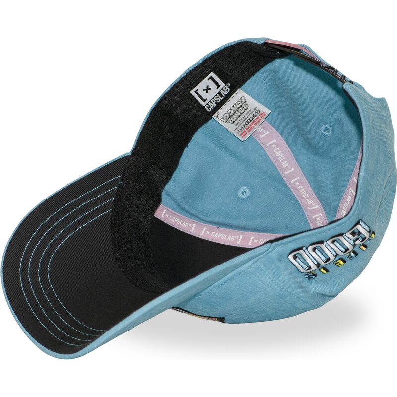 capslab-curved-brim-tweety-loo13-pcblifb-looney-tunes-blue-snapback-cap capslab-curved-brim-tweety-loo13-pcblifb-looney-tunes-blue-snapback-cap