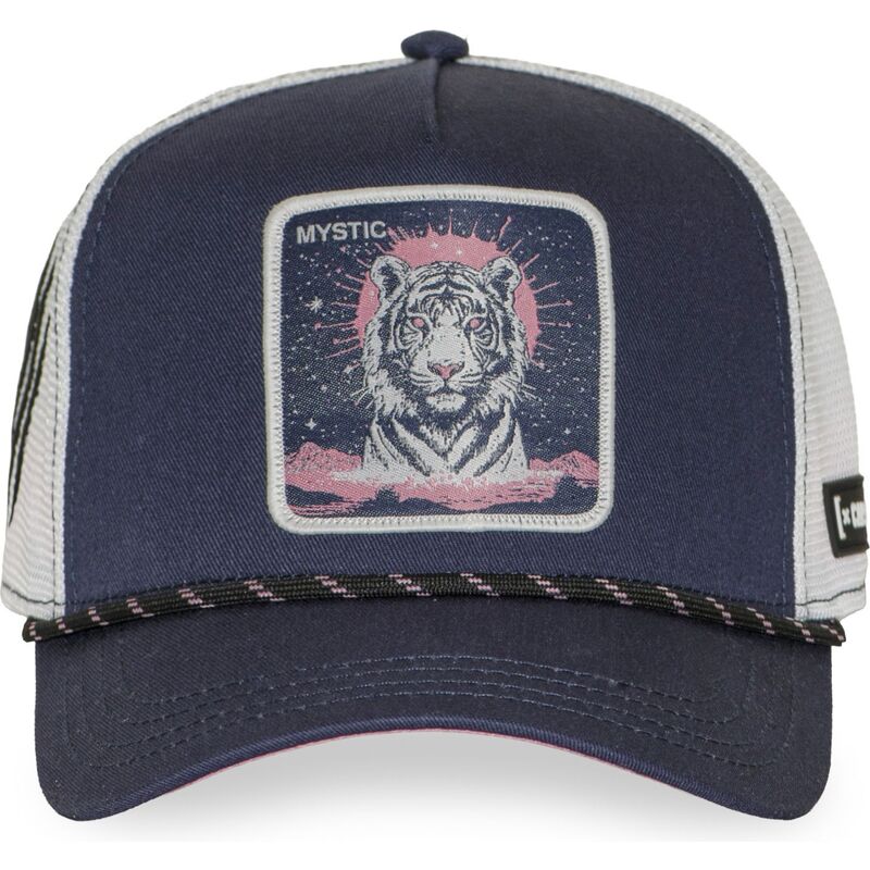 capslab-tiger-bea3-mysb-beasts-navy-blue-and-white-trucker-hat capslab-tiger-bea3-mysb-beasts-navy-blue-and-white-trucker-hat