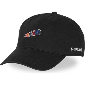 Schwarze verstellbare Curved Cap Robot Grendizer GOL7 FULB von Capslab