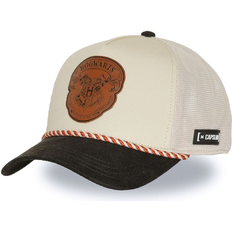 capslab-hogwarts-hp4-hogb-harry-potter-beige-and-black-trucker-hat