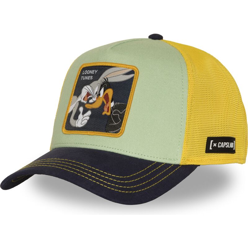 capslab-bugs-bunny-and-daffy-duck-loo13-badb-looney-tunes-multicolor-trucker-hat