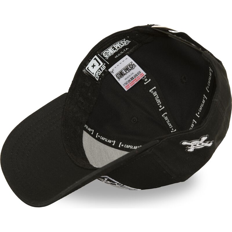 capslab-curved-brim-op7-embb-one-piece-black-snapback-cap capslab-curved-brim-op7-embb-one-piece-black-snapback-cap