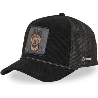 Schwarze Trucker-Kappe Bad Dog HIP BADB Hip Hop Dogz von Capslab