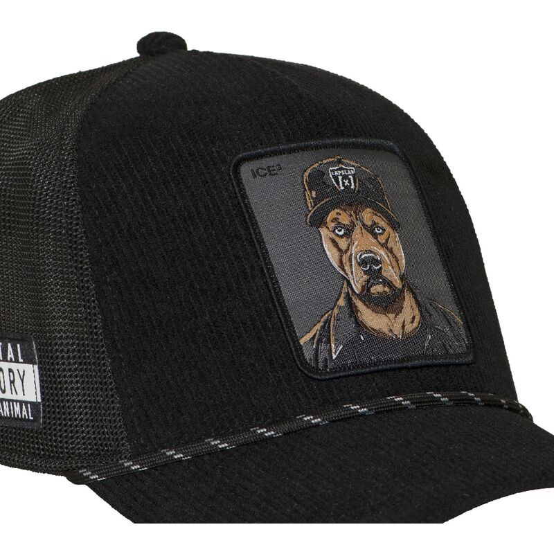 schwarze-trucker-kappe-bad-dog-hip-badb-hip-hop-dogz-von-capslab schwarze-trucker-kappe-bad-dog-hip-badb-hip-hop-dogz-von-capslab