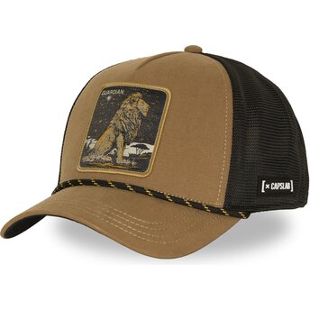Cap ívelt кафяв снапбек Лъв Beasts Capslab