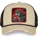 capslab-wolf-wise-bea3-wisb-beasts-beige-and-black-trucker-hat