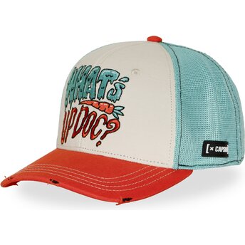 Mehrfarbige Trucker-Kappe Bugs Bunny LOO13 PCSWUDB Looney Tunes von Capslab