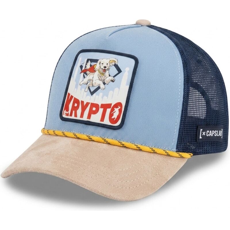 trucker-cap-blau-und-beige-krypto-dc12-pctkrypb-dc-comics-von-capslab