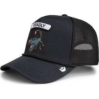 Sapkák ívelt fekete snapback GB2 Deadly Scorp The Rocker The Farm Goorin Bros.