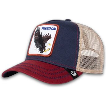 Sapkák ívelt sötétkék snapback The Freedom Eagle The Farm Goorin Bros.
