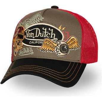 Sapkák ívelt többszínű snapback PATCHES09 Von Dutch