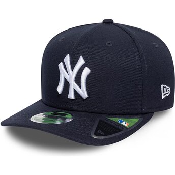Sapkák ívelt sötétkék snapback 9SEVENTY Stretch Snap Player Replica New York Yankees MLB New Era