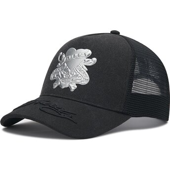 Sapkák ívelt fekete snapback Love Kills Slowly Washed Ed Hardy