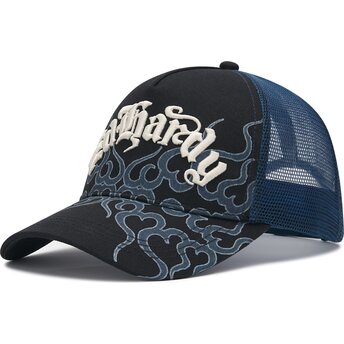Sapkák ívelt fekete snapback Flaming Ed Hardy