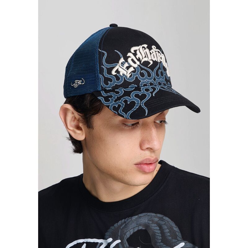 sapkak-ivelt-fekete-snapback-flaming-ed-hardy