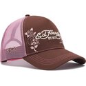 sapkak-ivelt-barna-snapback-rosa-skull-and-roses-ed-hardy