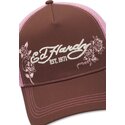 sapkak-ivelt-barna-snapback-rosa-skull-and-roses-ed-hardy