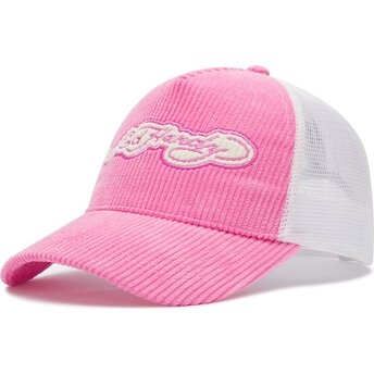 Sapkák ívelt rózsaszín snapback Embroidery Applique Cord Ed Hardy