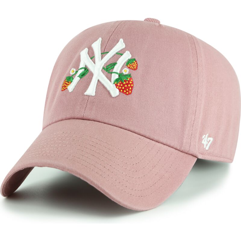 sapkak-ivelt-rozsaszin-allithato-gyereknek-clean-up-icon-alt-strawberry-new-york-yankees-mlb-47-brand
