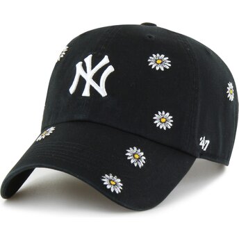 Sapkák ívelt fekete állítható gyereknek Clean Up Scatter New York Yankees MLB 47 Brand