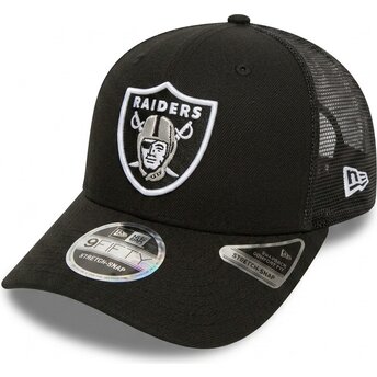 Sapkák ívelt fekete snapback 9SEVENTY Stretch Snap Team...