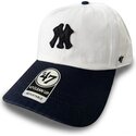 sapkak-ivelt-bezs-allithato-clean-up-contemporary-two-tone-new-york-yankees-mlb-47-brand