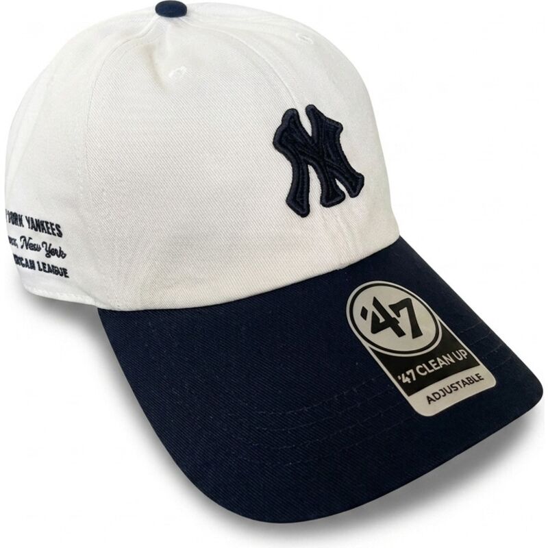 sapkak-ivelt-bezs-allithato-clean-up-contemporary-two-tone-new-york-yankees-mlb-47-brand