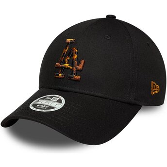 Sapkák ívelt fekete állítható 9FORTY Tort Infill Los Angeles Dodgers MLB New Era