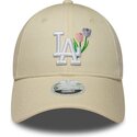 sapkak-ivelt-bezs-allithato-9forty-flower-icon-los-angeles-dodgers-mlb-new-era