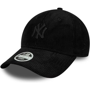 Sapkák ívelt fekete állítható 9FORTY Cord New York Yankees MLB New Era