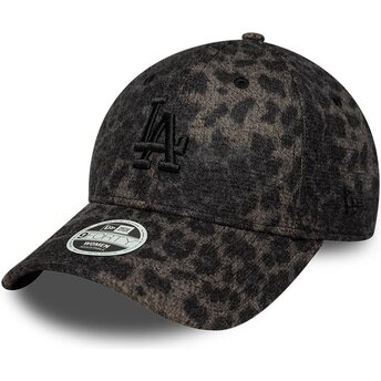 Sapkák ívelt leopárdmintás állítható 9FORTY Leopard Cosy Los Angeles Dodgers MLB New Era