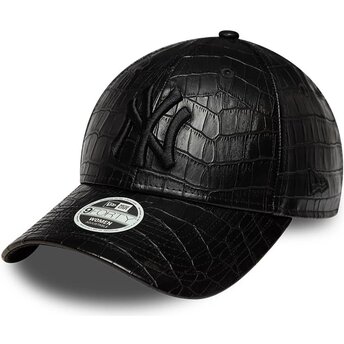 Sapkák ívelt fekete állítható 9FORTY PU Pattern New York Yankees MLB New Era
