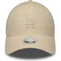 sapkak-ivelt-bezs-snapback-9forty-m-crown-winter-borg-los-angeles-dodgers-mlb-new-era