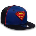 sapkak-lapos-kek-snapback-gyereknek-9fifty-piping-superman-dc-comics-new-era