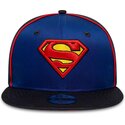 sapkak-lapos-kek-snapback-gyereknek-9fifty-piping-superman-dc-comics-new-era