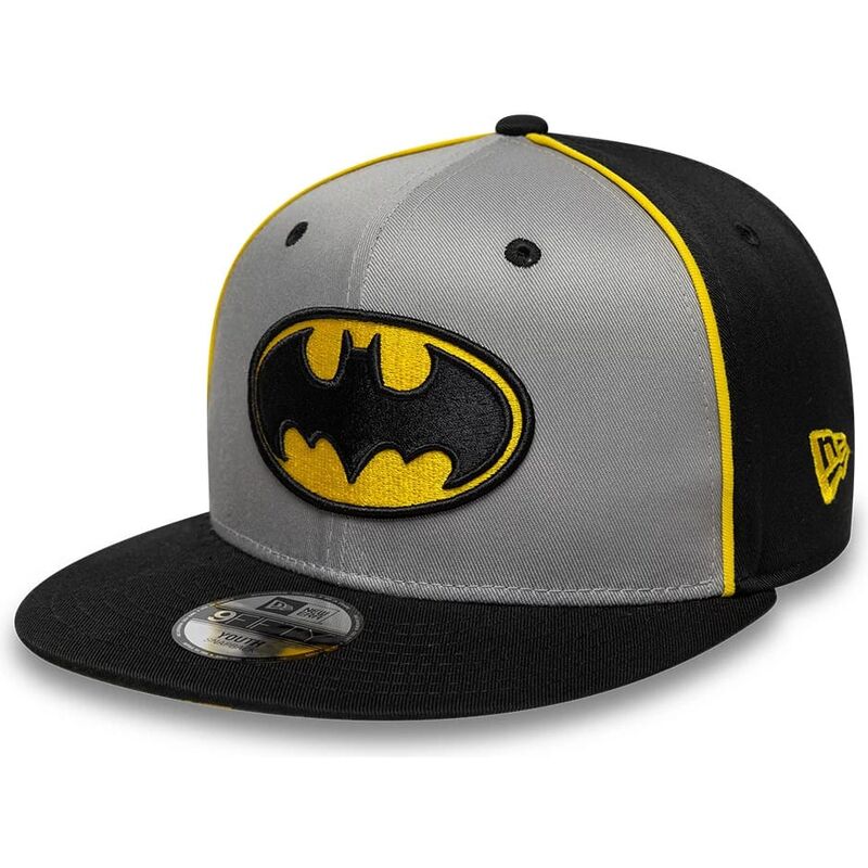 sapkak-lapos-szurke-snapback-gyereknek-9fifty-piping-batman-dc-comics-new-era