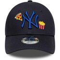 sapkak-ivelt-sotetkek-allithato-gyereknek-9forty-food-icon-new-york-yankees-mlb-new-era